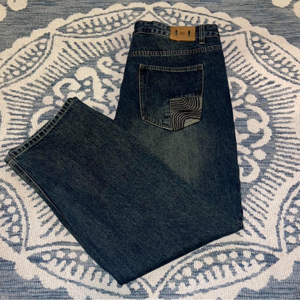 Men’s dark wash jeans
